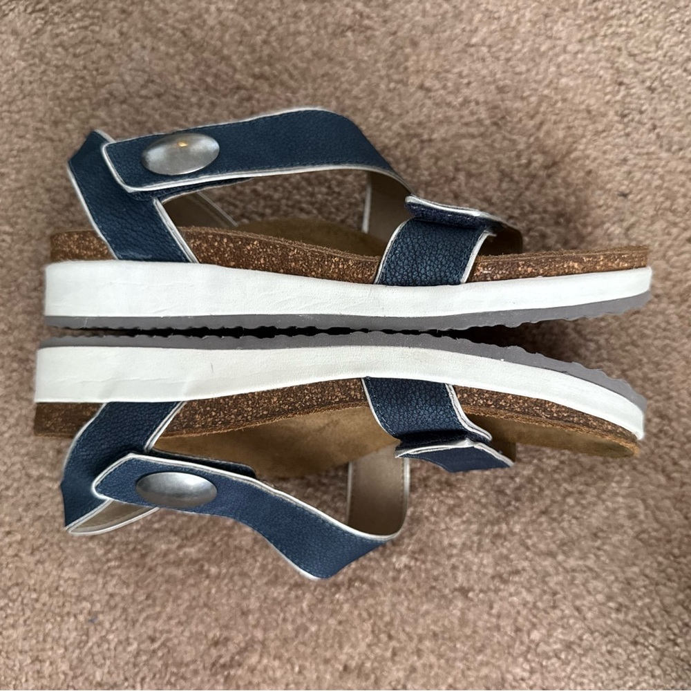 Aetrex Camilla Adjustable Strap Leather Sandals Orthotic Comfort Shoes - Picture 8 of 11